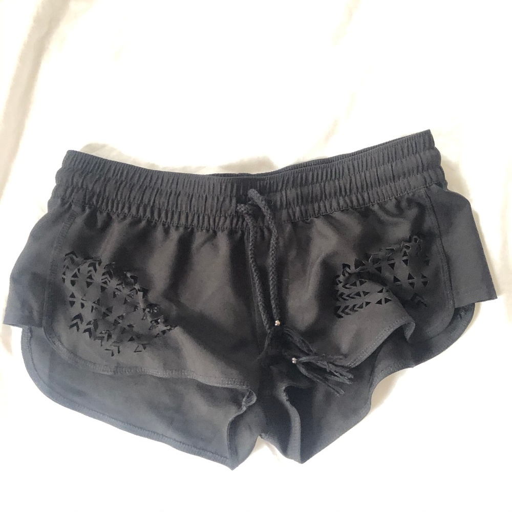 Rip Curl Black Eyelet Shorts